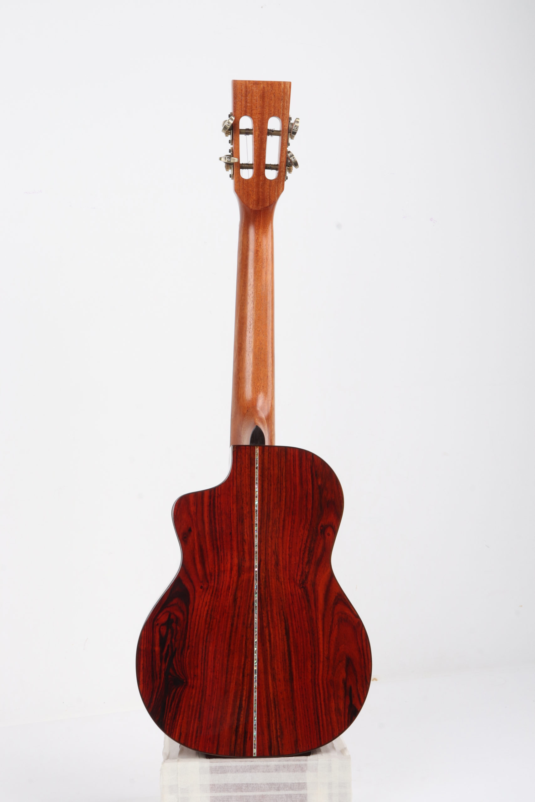 ocobolo wood ukulele cutaway 