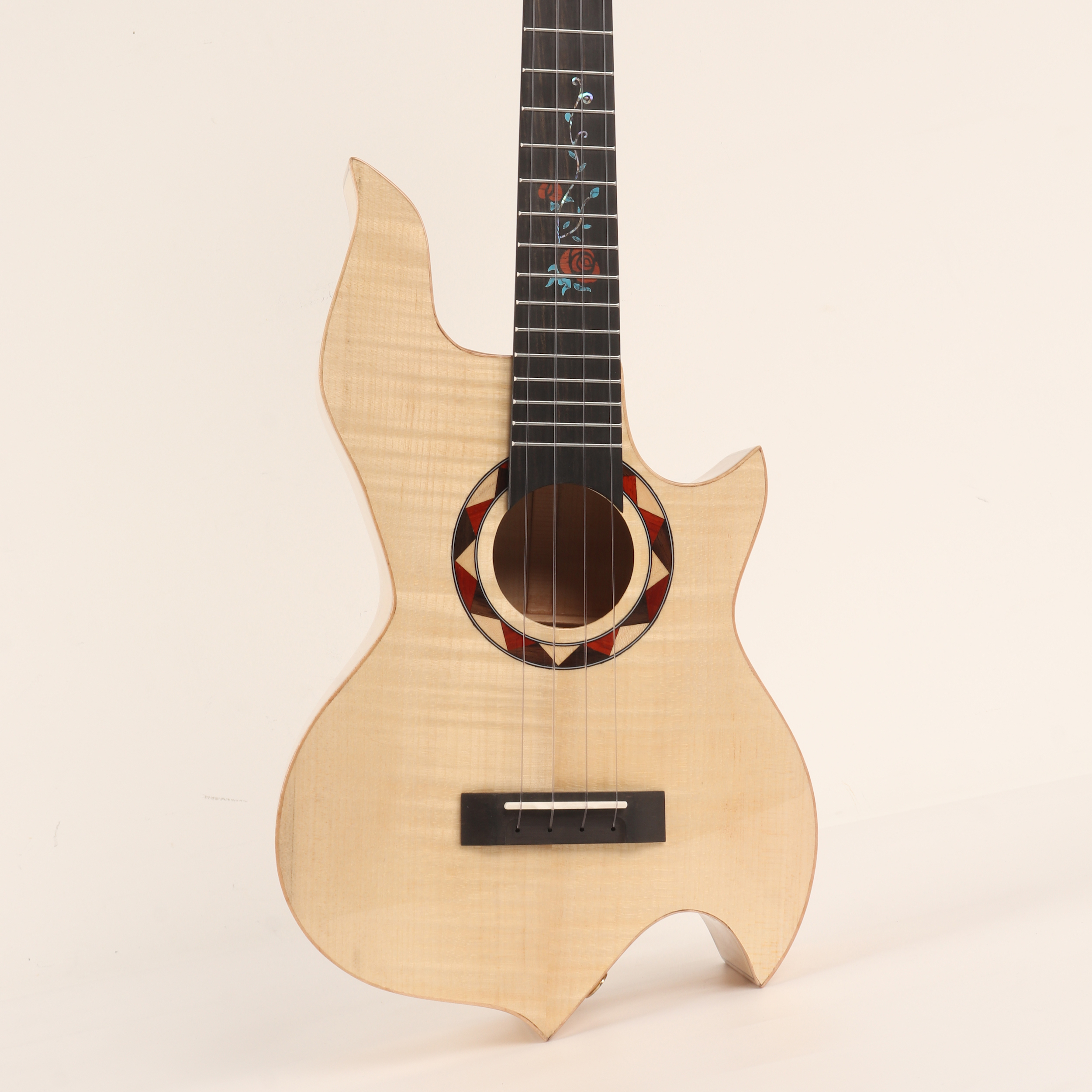 Maple Wood Octopus Ukulele