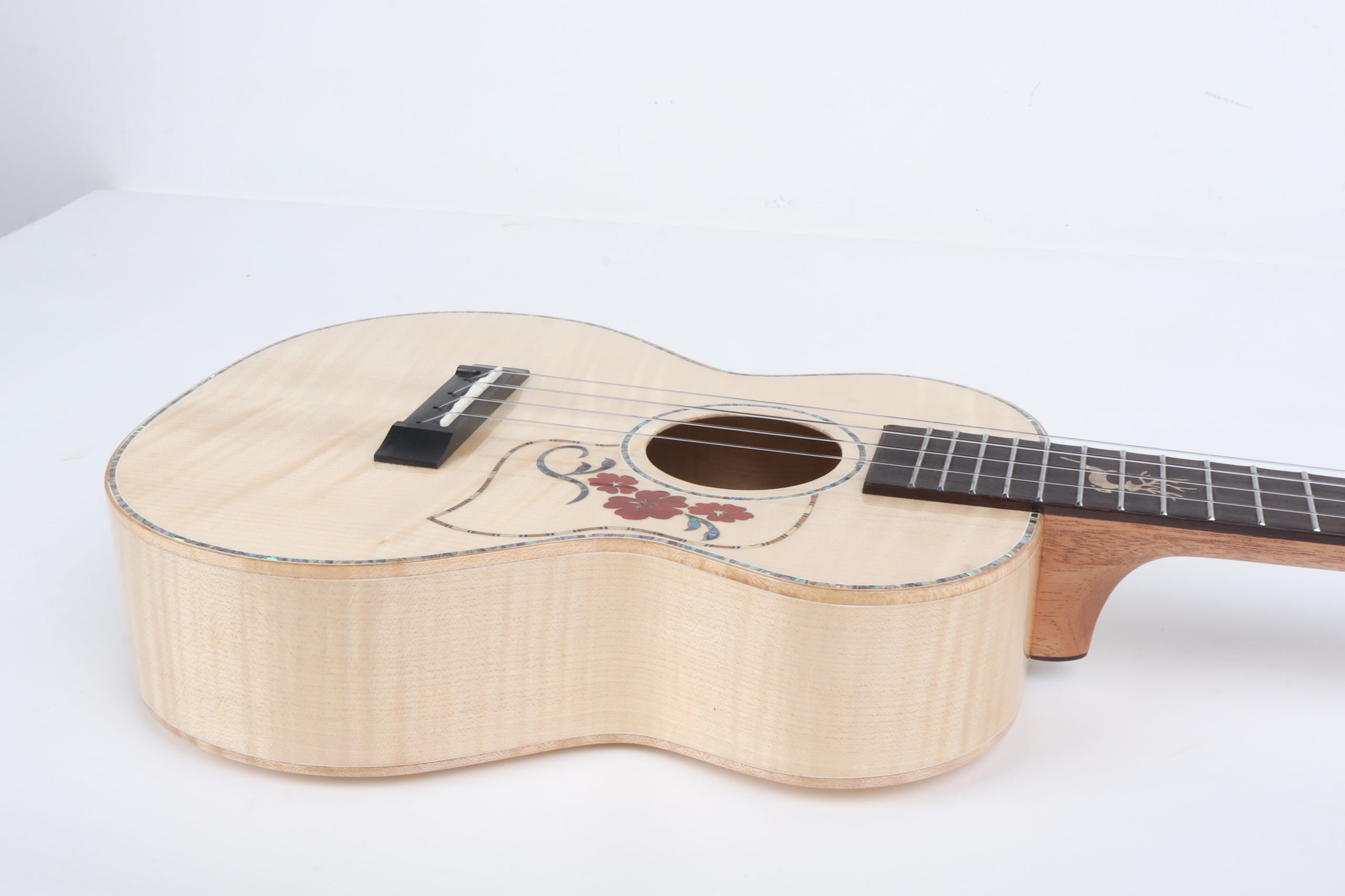 All Solid Flame Maple Wood Ukulele Tenor KA-FM-T